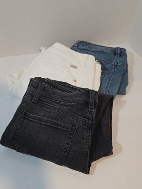 INC International Concepts Women’s Jean Trio - Black, White & Blue